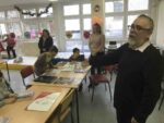 Bishop Maxim visits Belgrade Elementary School and Hospital for Cerebral Palsy