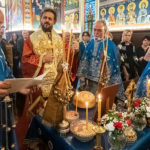 Hierarchal Divine Liturgy with Bishop Maxim of the Western American Diocese and Fr. Steve Tumbas, Fr. Damascene, Fr. Marko Bojovic. Continuing the celebrating the Slava of St. Sebastian of Jackson, first American-born Orthodox priest and founder of St. Sava Serbian Church, and patron saint of St. Sebastian Press along with the Entrance of the Tehotokos into the Temple, patron saint of the Western American Diocese Circle of Serbian Sisters at Jackson, California.