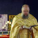 09 Fr Damascene Reads The Gospel At Divine Liturgy, St Sebastian Mission, Carson City, Nevada