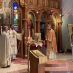 Bishop Maxim Celebrates Krsna Slava on Lazarus Saturday